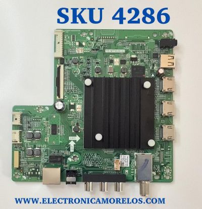 MAIN PARA TV INSIGNIA 4K·UHD·HDR ((FIRE TV)) / NUMERO DE PARTE 0980-0900-1610 / TD.MT9020.63 / 098009001610 / 364355920395 / DISPLAY T430QVN03-0 / MODELO NS-43F301NA22